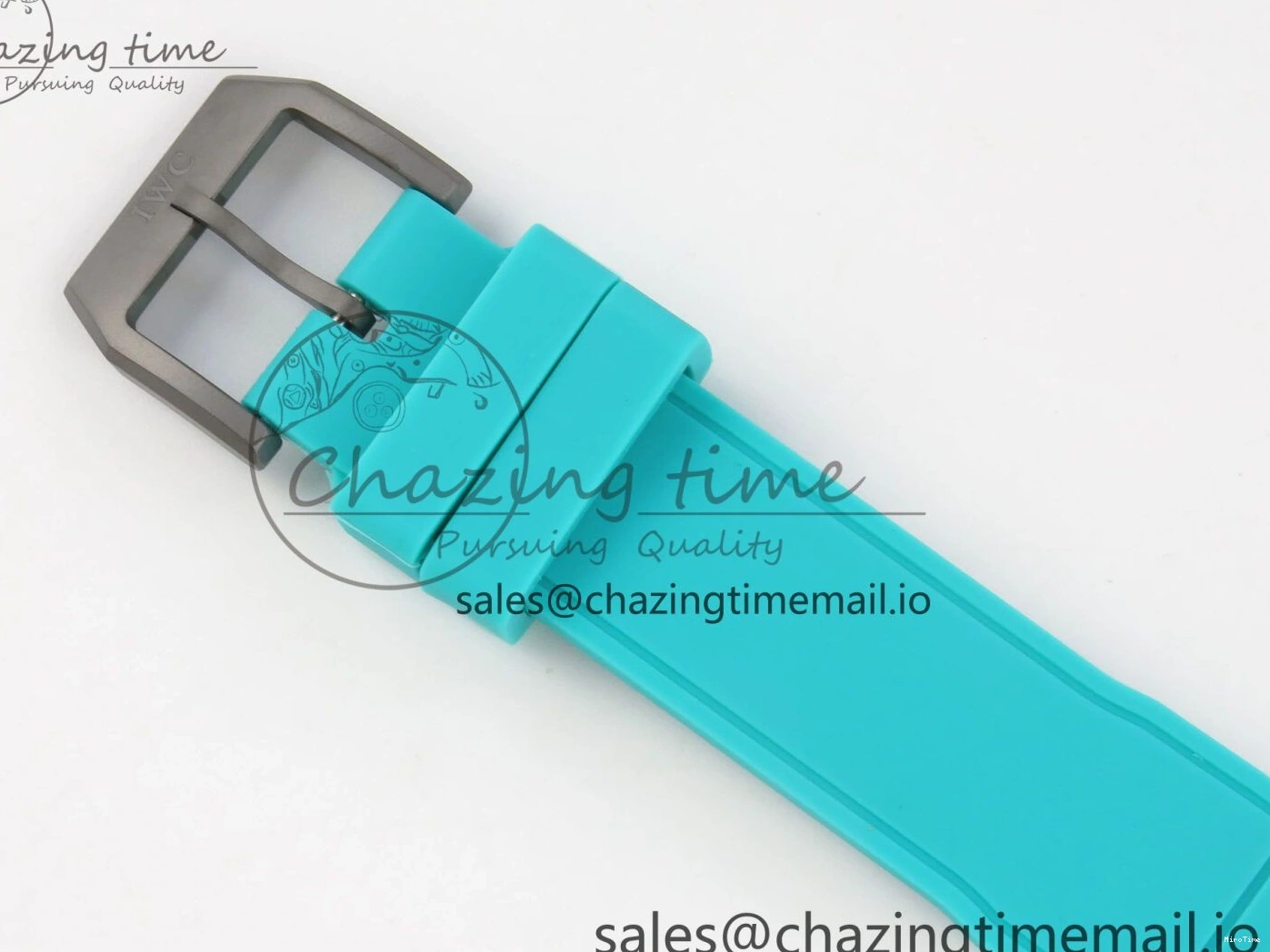 MIROTIME 0102 Pilot Mark XX BLSF 1:1 Best Edition Black Blue Dial on Blue Rubber Strap MIYOTA Sleek 6989